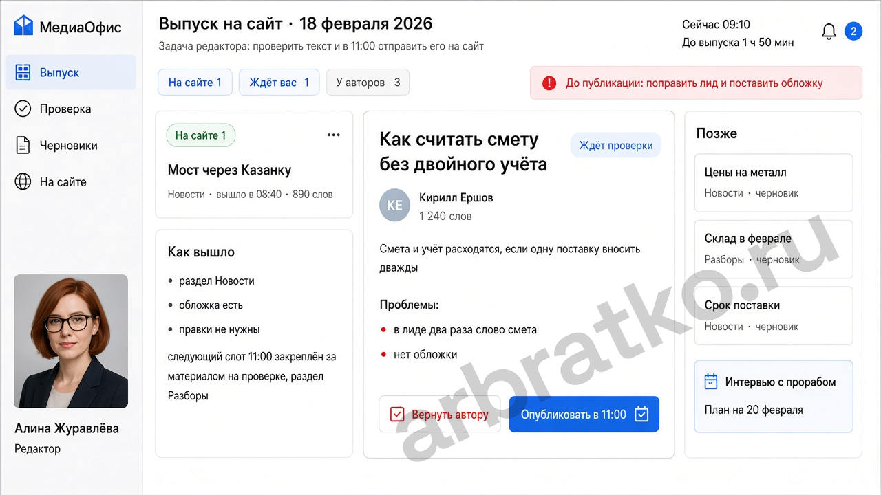 МедиаОфис — CMS-редакция